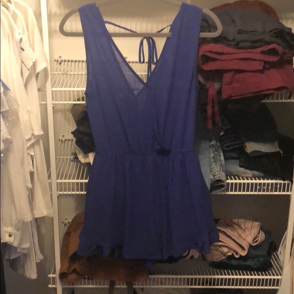 Cobalt blue romper